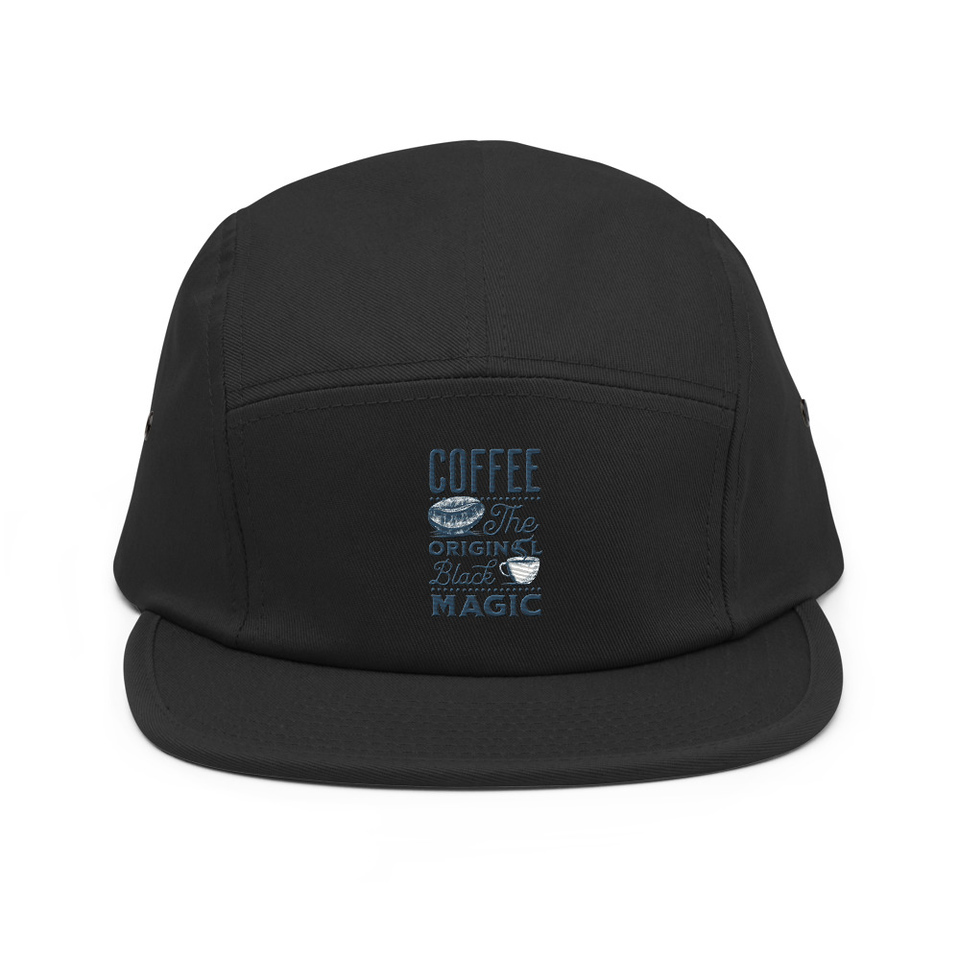 Black Magic Coffee - Simple Cup 5 Panel Cap