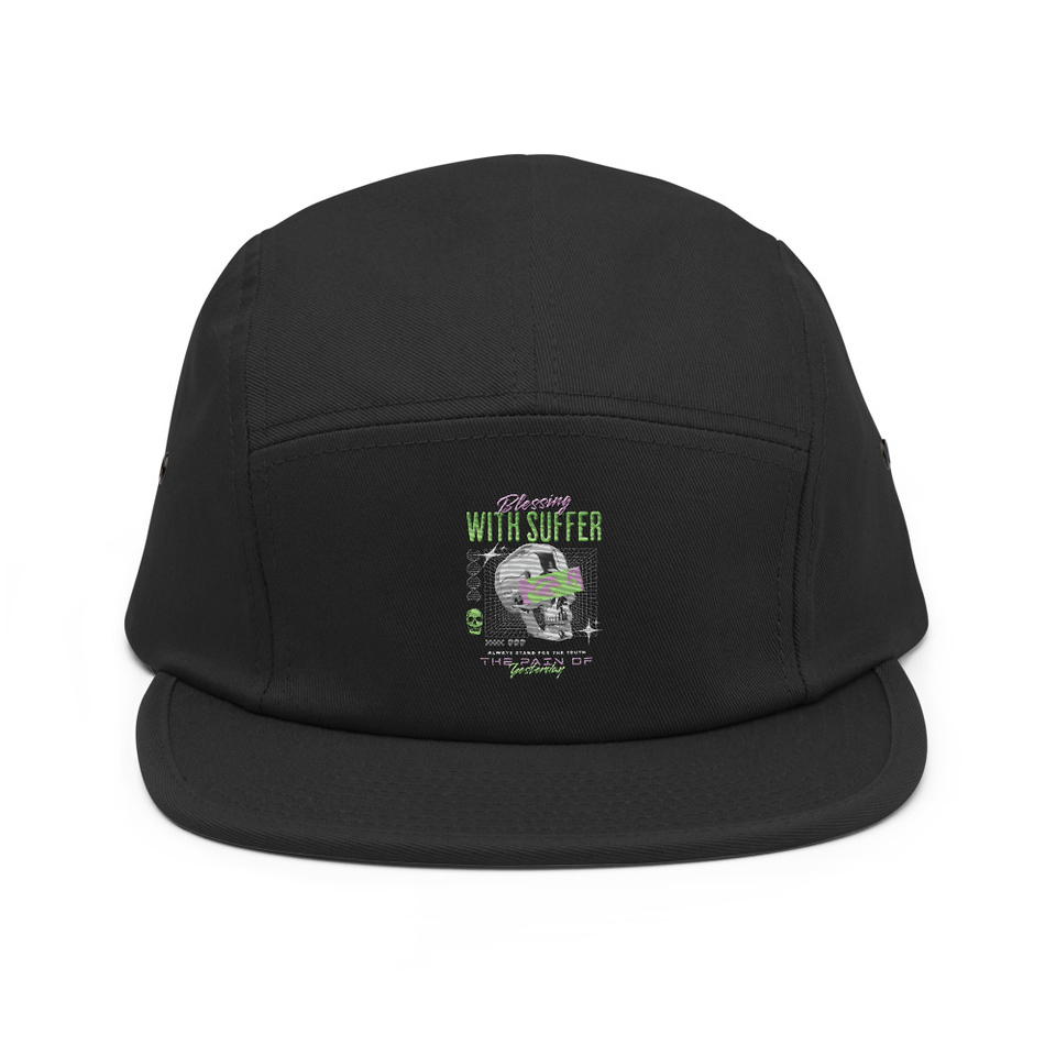 Blessing With Suffer 5 Panel Cap