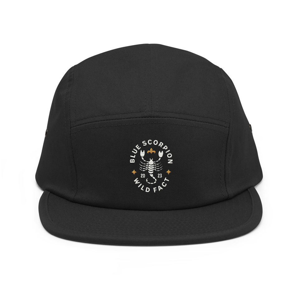 Blue Scorpion - Wildlife Animal 5 Panel Cap
