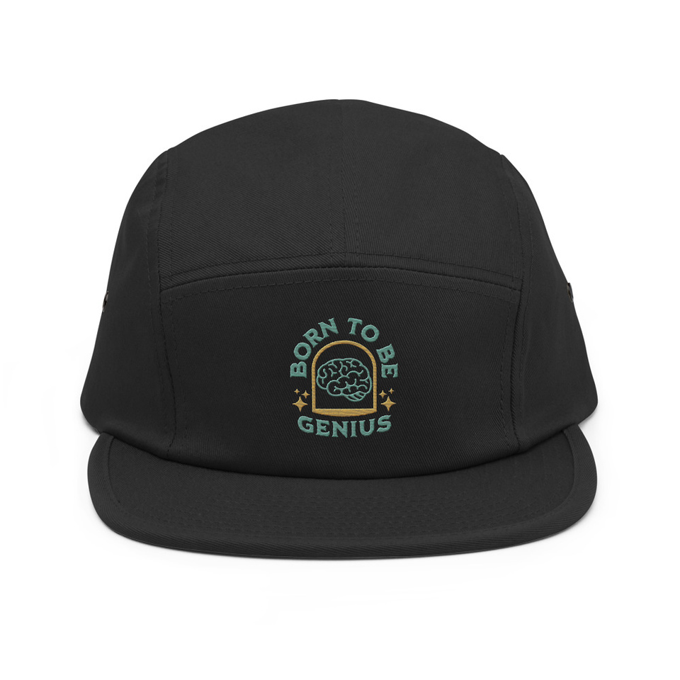 Born To Be Genius - Brain 5 Panel Cap
