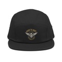 BORN TO HUNT- BE BRAVE & WILD 5 Panel Cap
