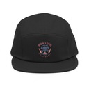Bowling Derby Champs - Grunge Skull 5 Panel Cap