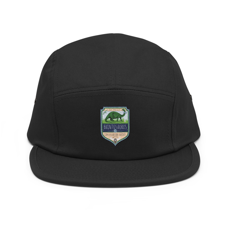 Brontosaurus Conservation Society 5 Panel Cap