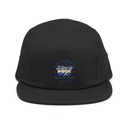 California Beach Vibes - Retro Camper Van 5 Panel Cap
