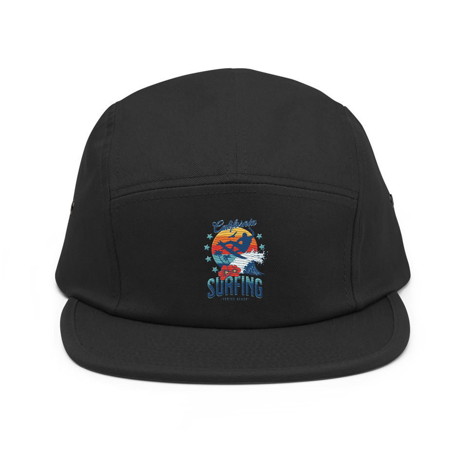 California Surfing - Palm Beach 5 Panel Cap