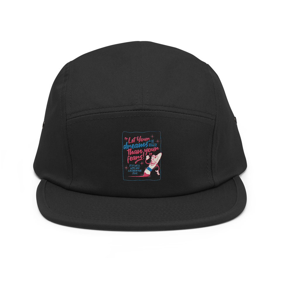 Calligraphic Soul 5 Panel Cap