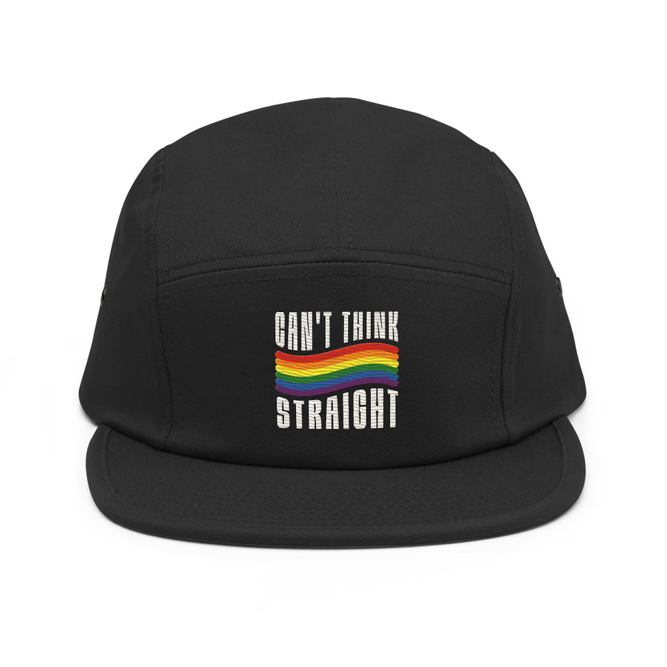 Can't Think Straight 5 Panel Cap