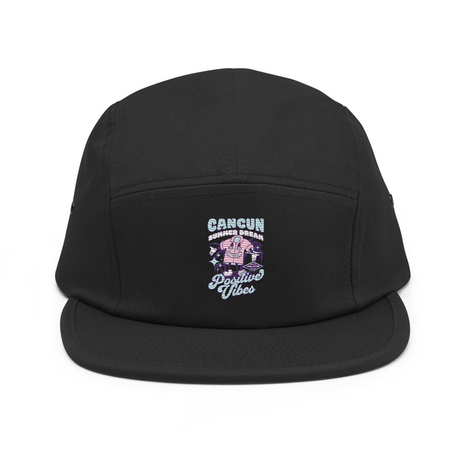 Cancun Positive Vibes 5 Panel Cap