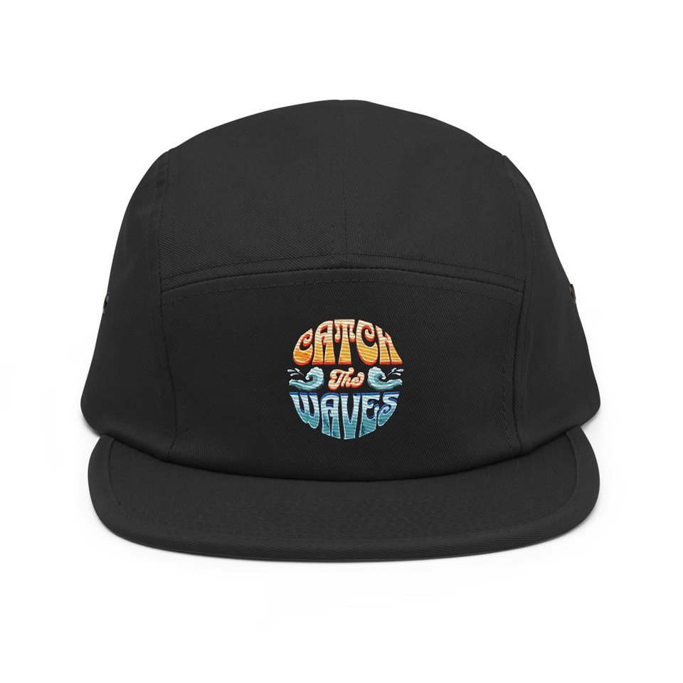 Catch the Waves - Beach Vibe 5 Panel Cap