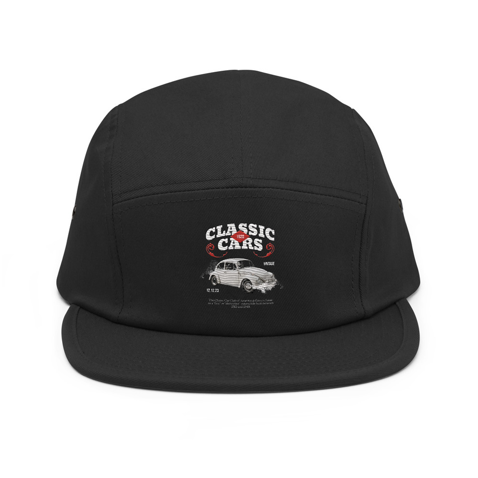 Classic Cars 5 Panel Cap