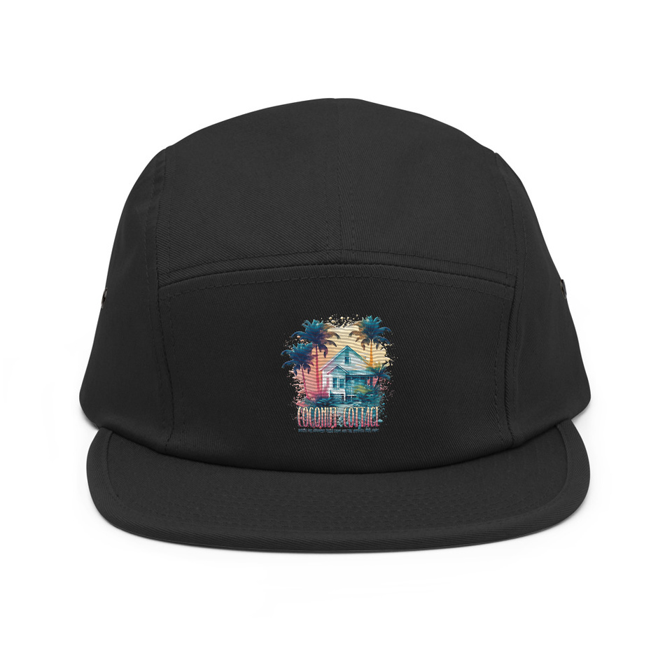 Coconut Cottage 5 Panel Cap