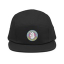 Colorful Fun Retro Style Badge 5 Panel Cap