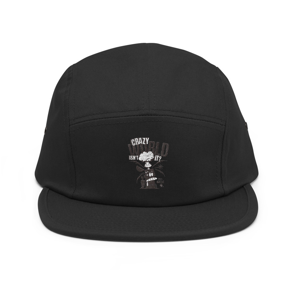 Crazy World 5 Panel Cap