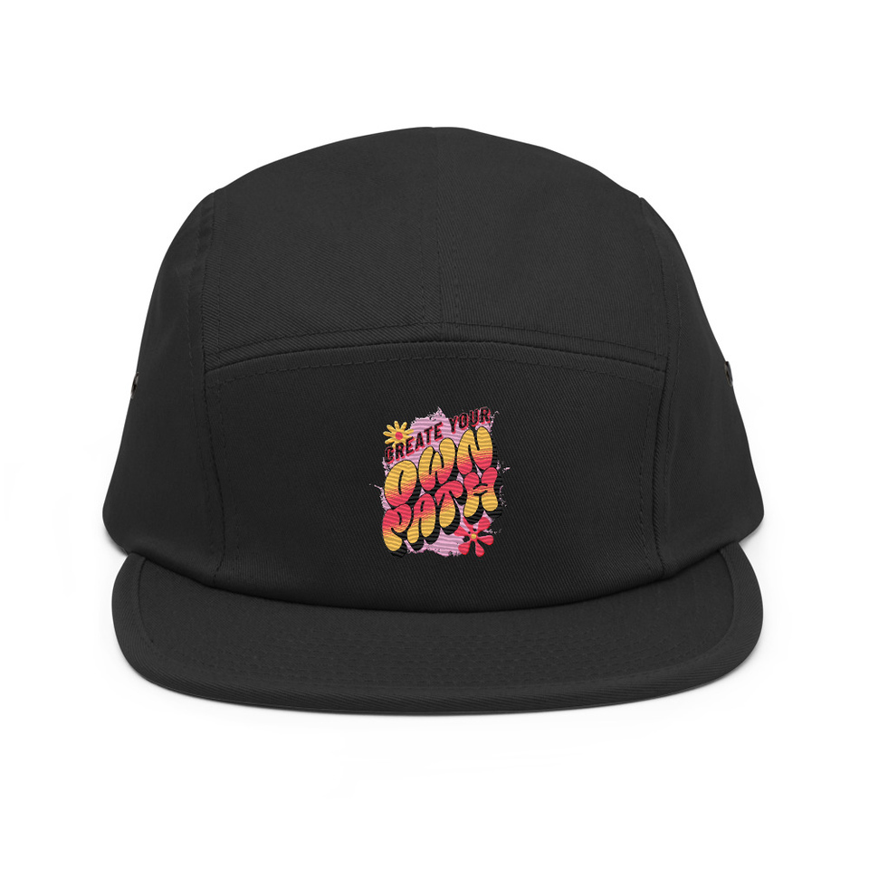 Create Your Own Path 5 Panel Cap