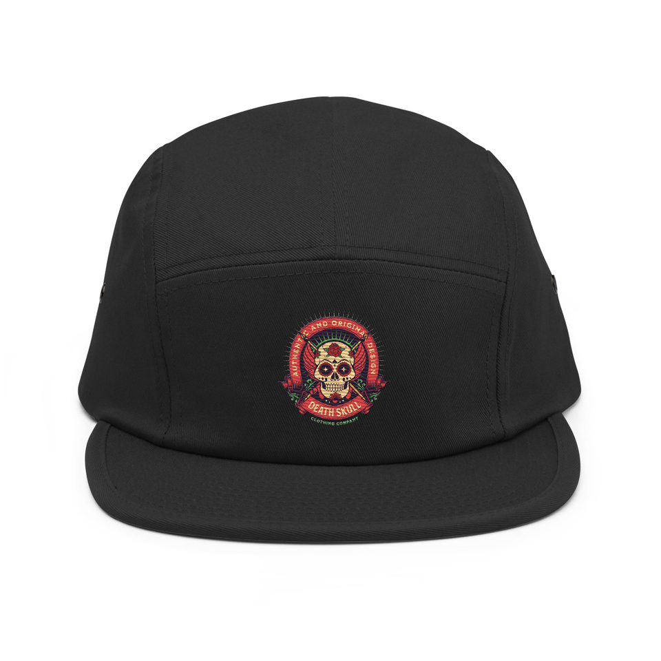 Death Skull - Badge  5 Panel Cap