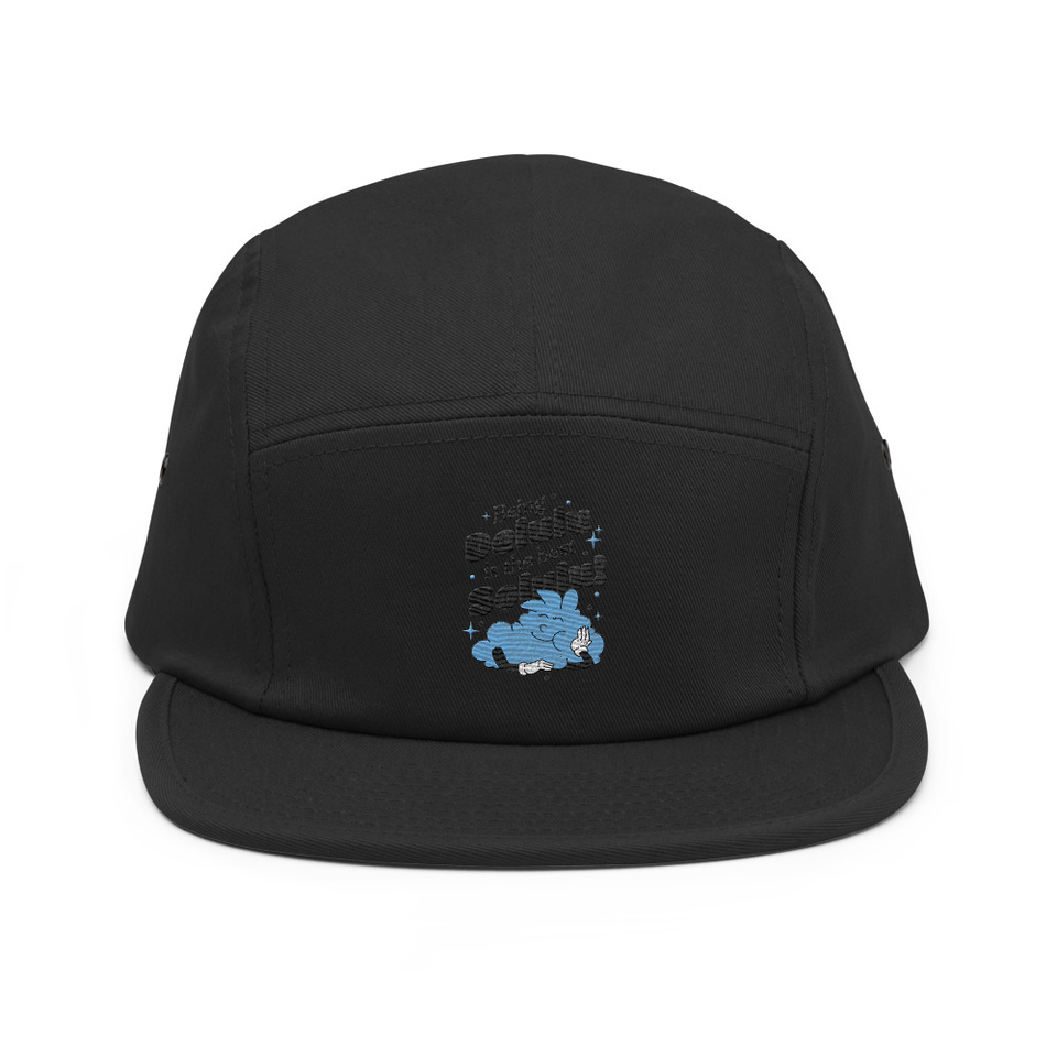Delulu is the Solulu! - Typographic Cartoon Streetwear 5 Panel Cap
