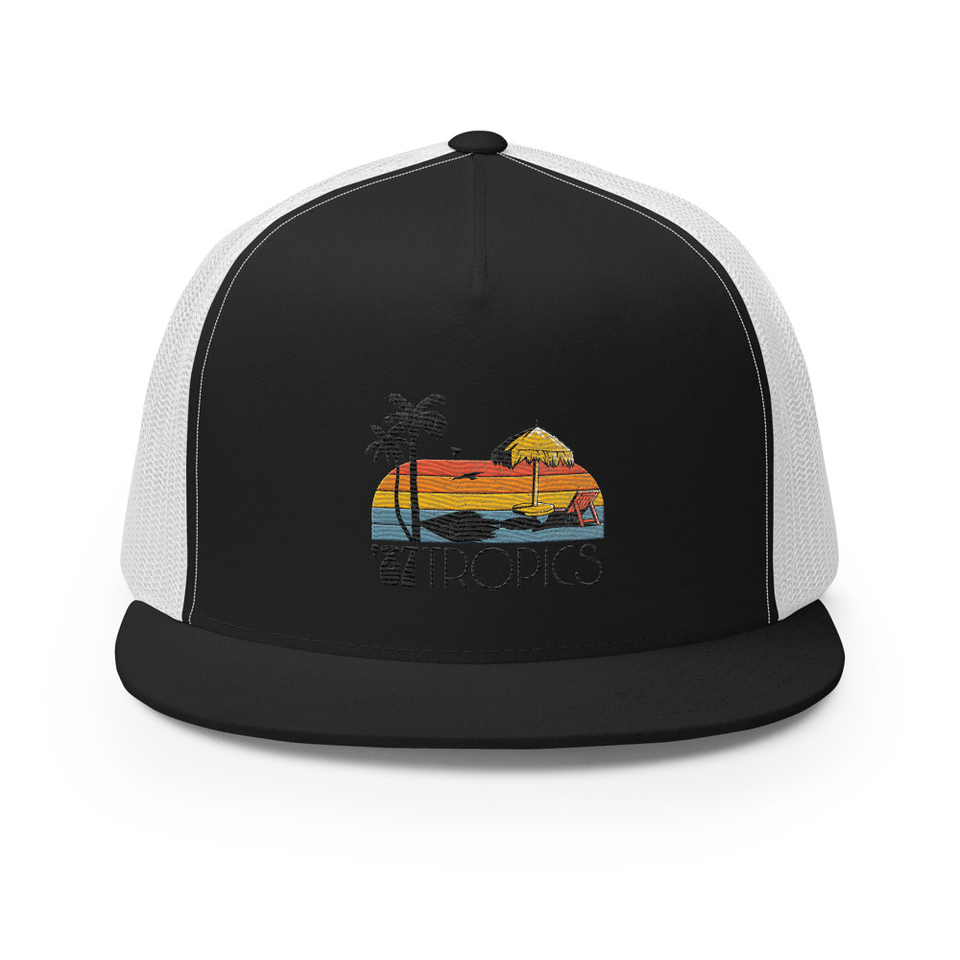 '87 Tropics 5 Panel Trucker Cap