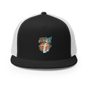 3x3 Basketball League 5 Panel Trucker Cap