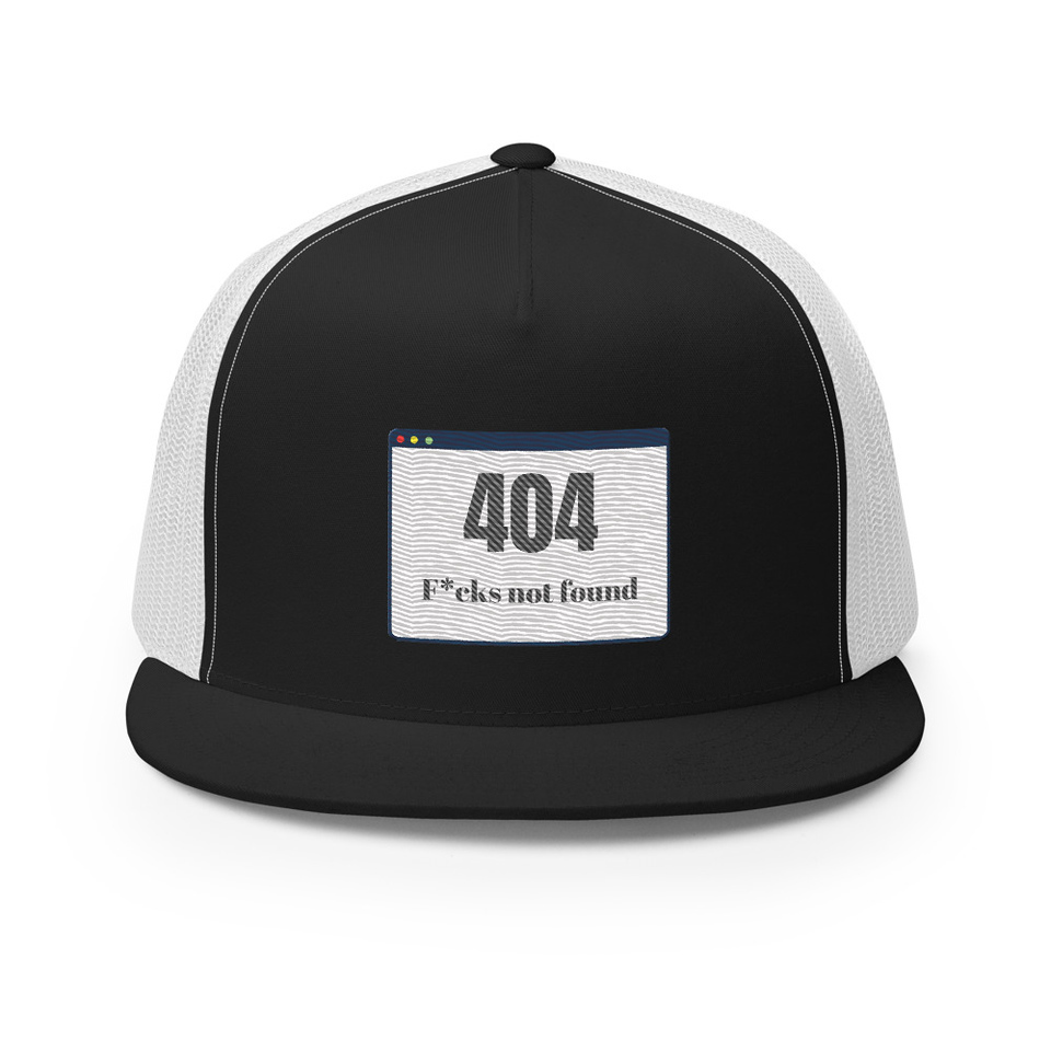 404 5 Panel Trucker Cap