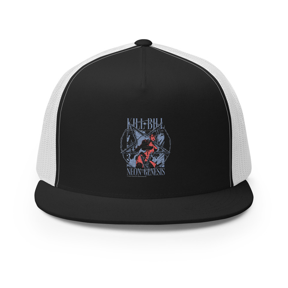 Anime Vintage 5 Panel Trucker Cap