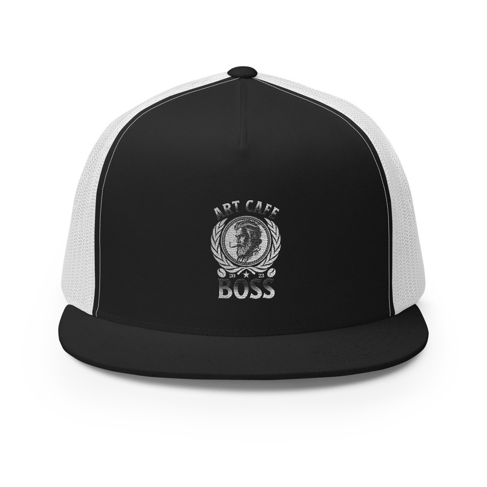 ART CAFE - BOSS 5 Panel Trucker Cap