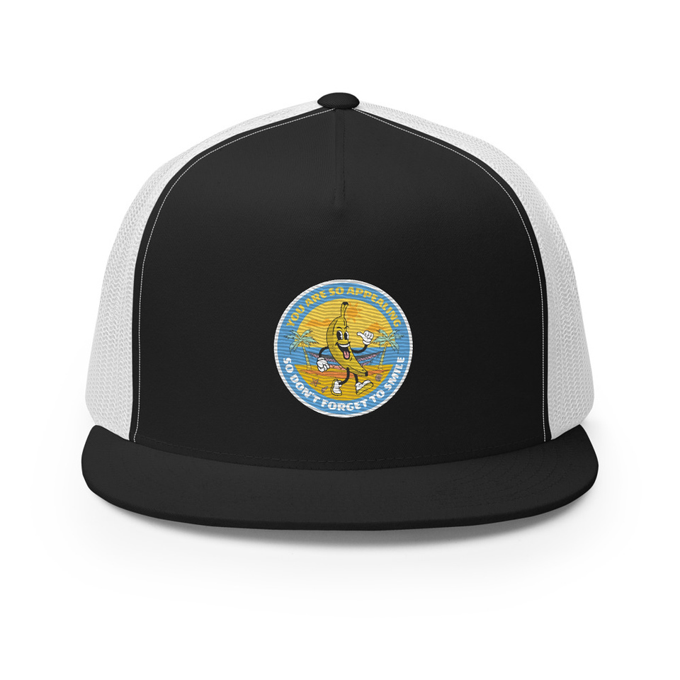Banana project _-) 5 Panel Trucker Cap