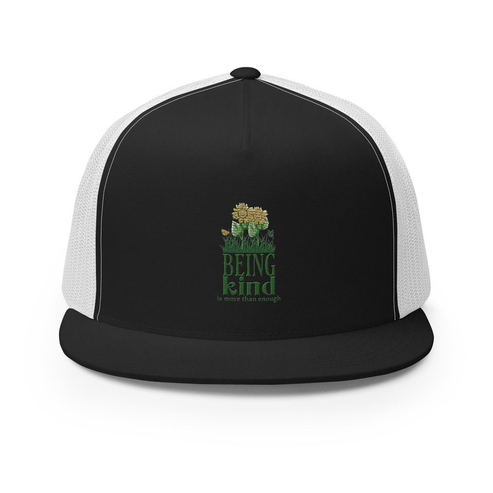 Being Kind is more than enough 5 Panel Trucker Cap