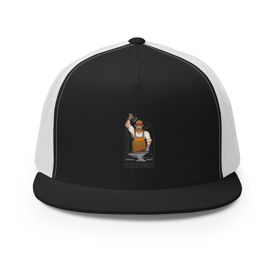 Blacksmith Workshop - Metalwork 5 Panel Trucker Cap