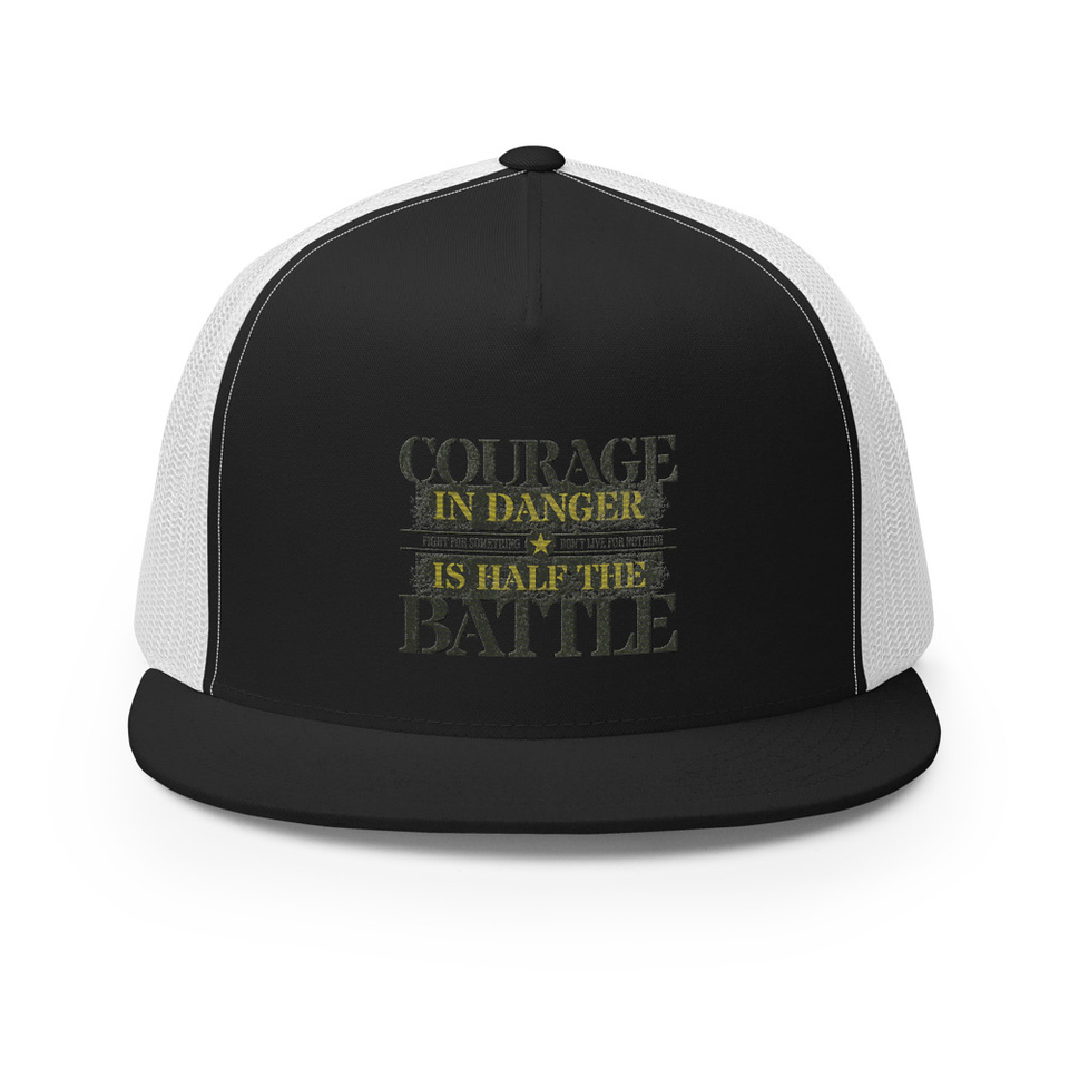 Brave Soldier 5 Panel Trucker Cap