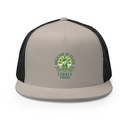 Breathe in peace, exhale chaos 5 Panel Trucker Cap