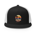 California Beach - Retro Surf 5 Panel Trucker Cap