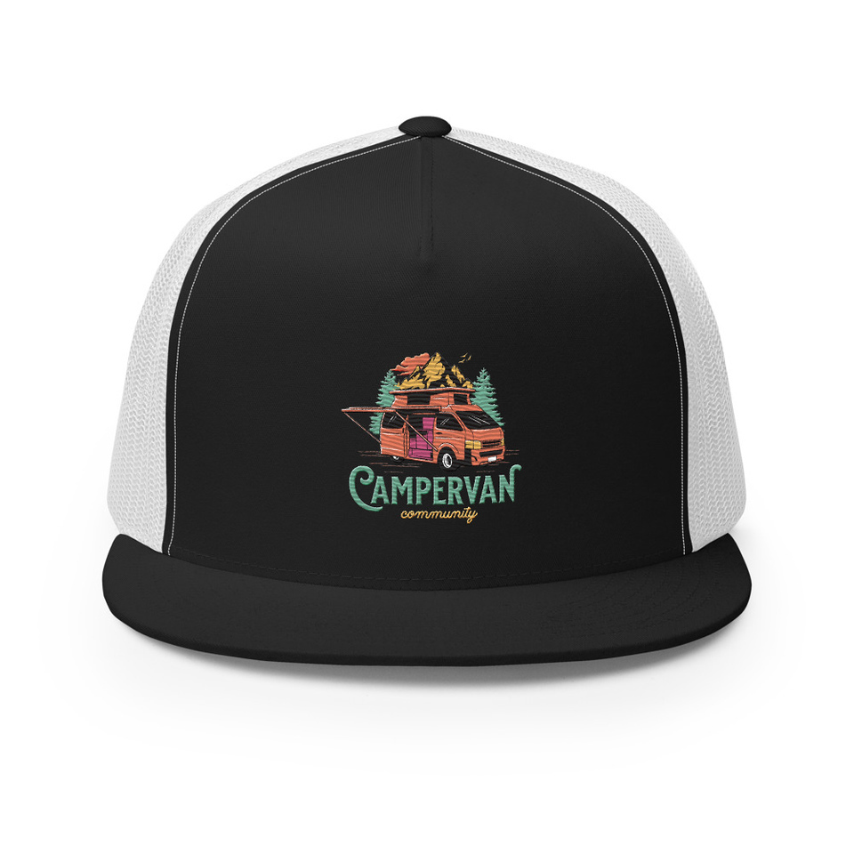 Campervan Community - Outdoor Adventure 5 Panel Trucker Cap
