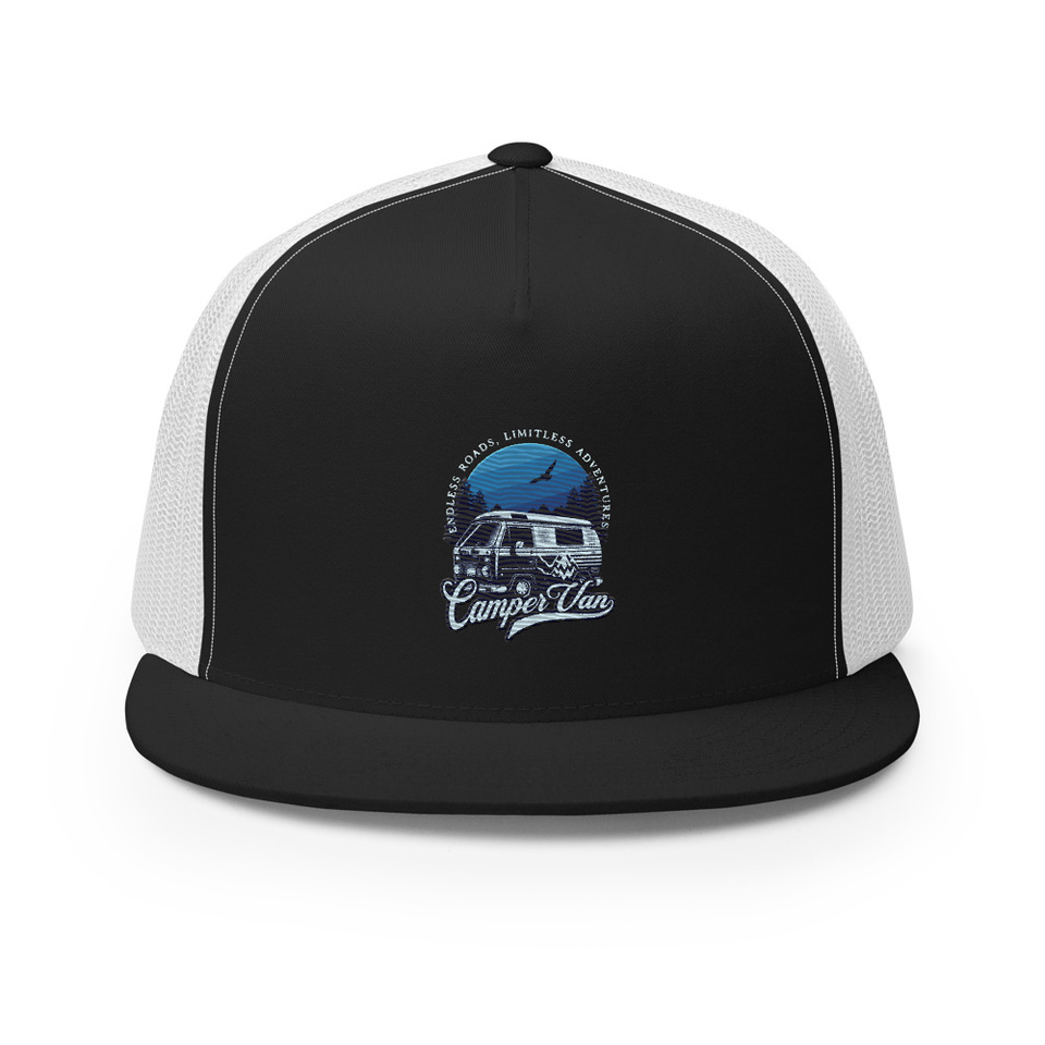 Campervan 5 Panel Trucker Cap