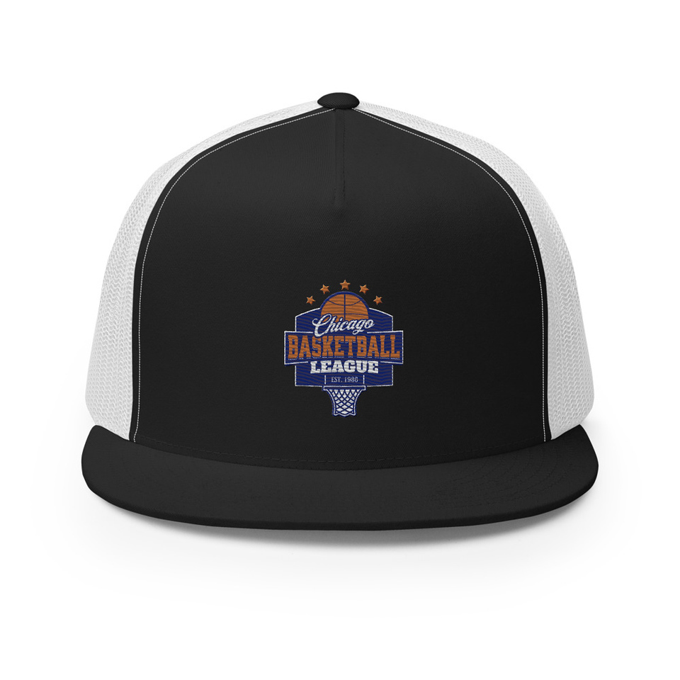 Chicago Basketball League - Athlectic Sports 5 Panel Trucker Cap