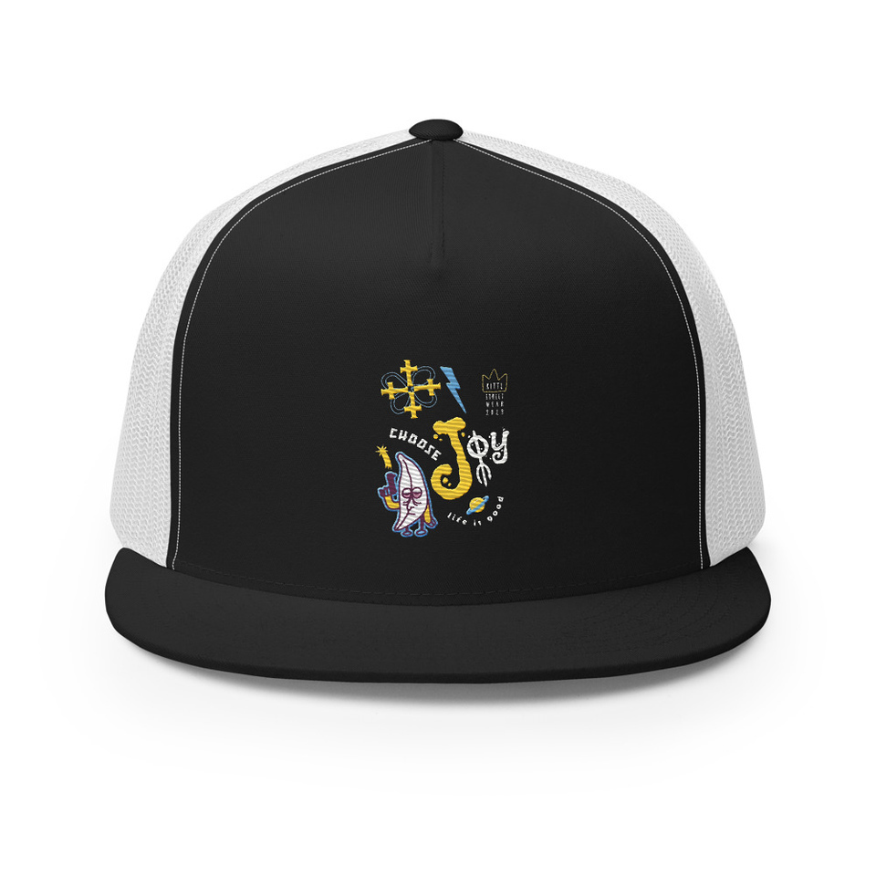 Choose Joy 5 Panel Trucker Cap