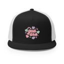 Colorful Self Love Affirmation - Heart 5 Panel Trucker Cap