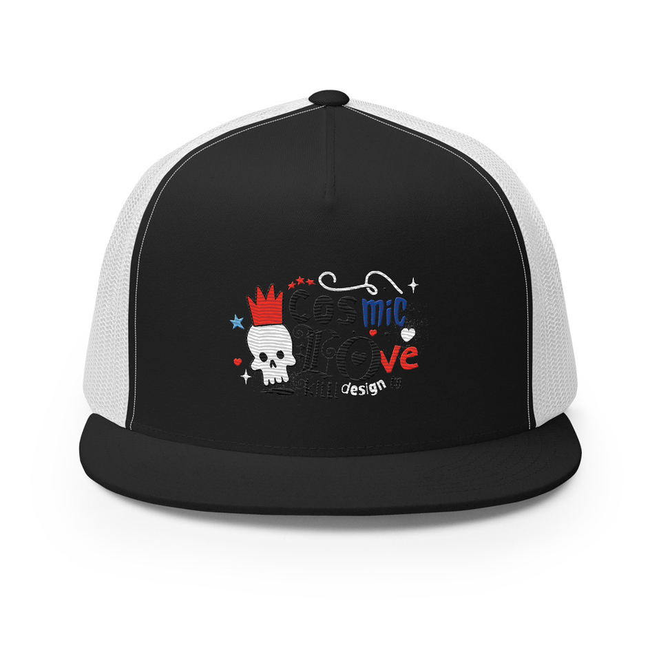 Cosmic Love 5 Panel Trucker Cap