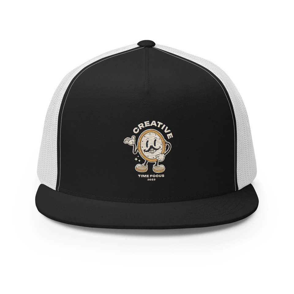 Creative Time 5 Panel Trucker Cap