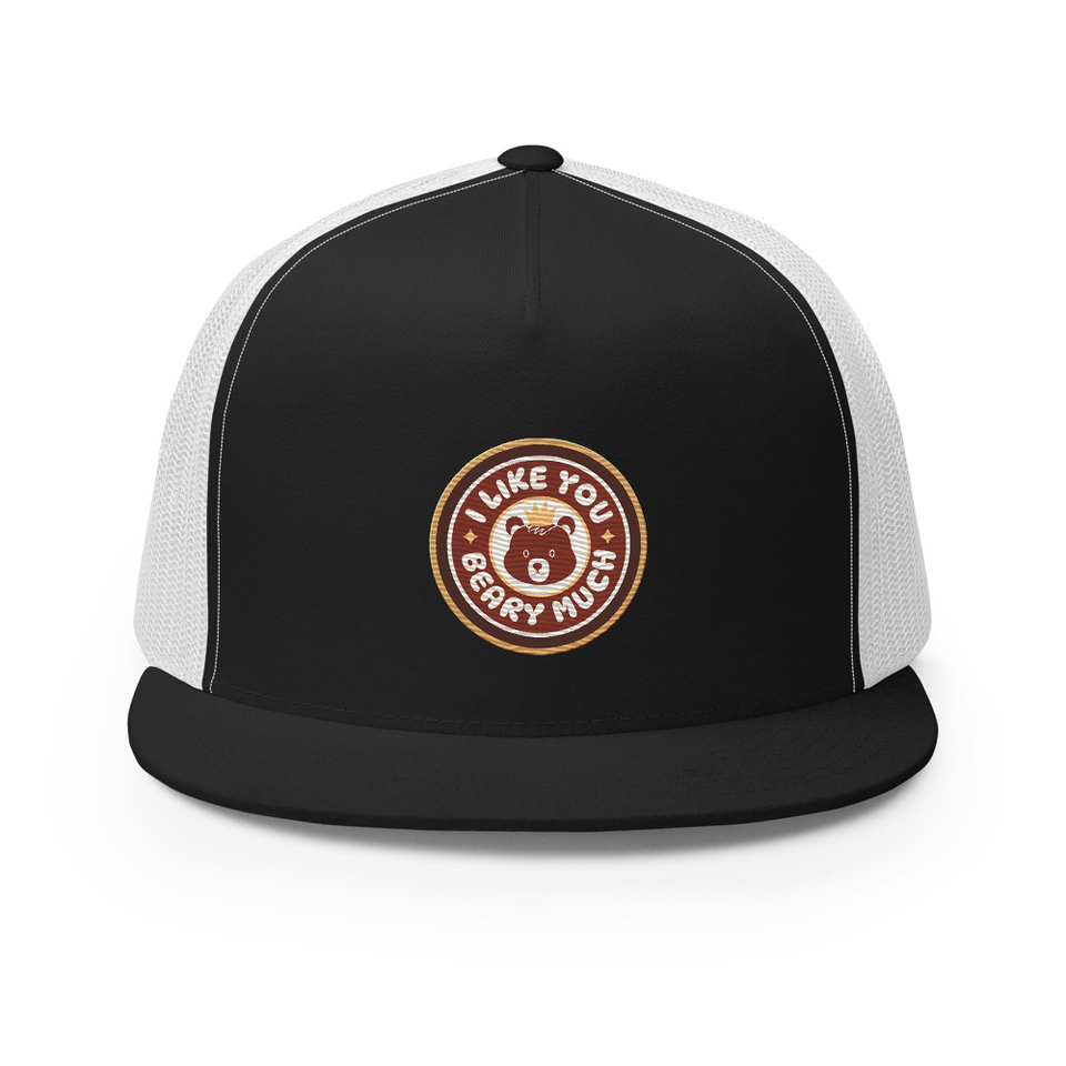 Cute Bear - AI 5 Panel Trucker Cap