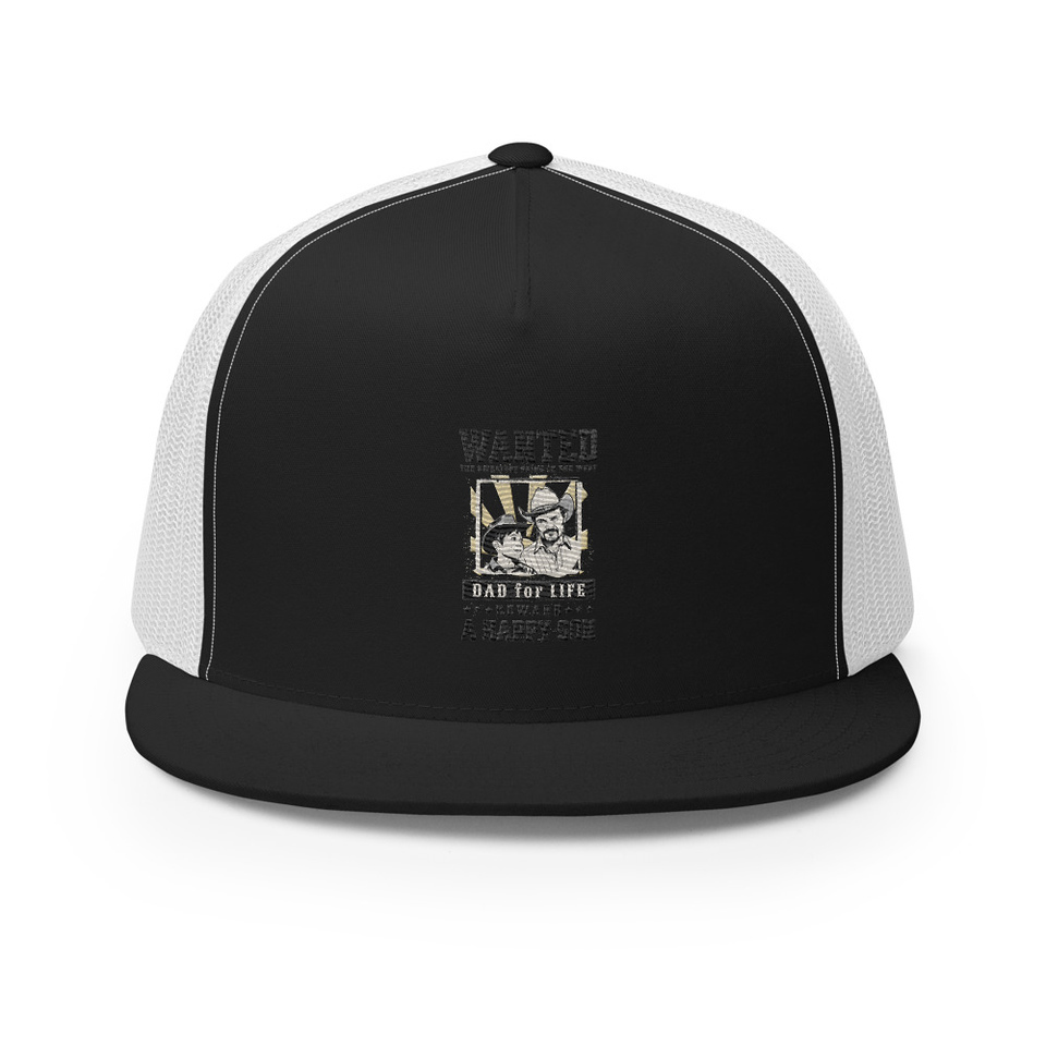 Dad Wanted 5 Panel Trucker Cap