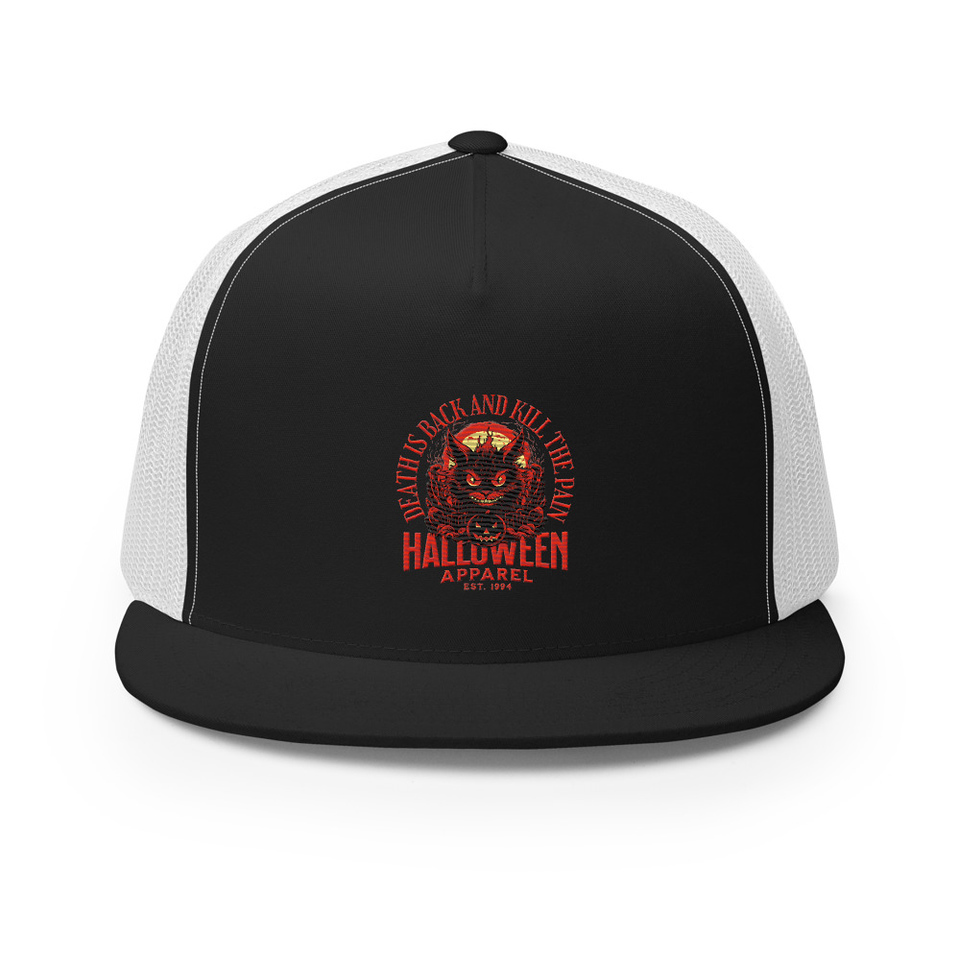 Death is Back 5 Panel Trucker Cap