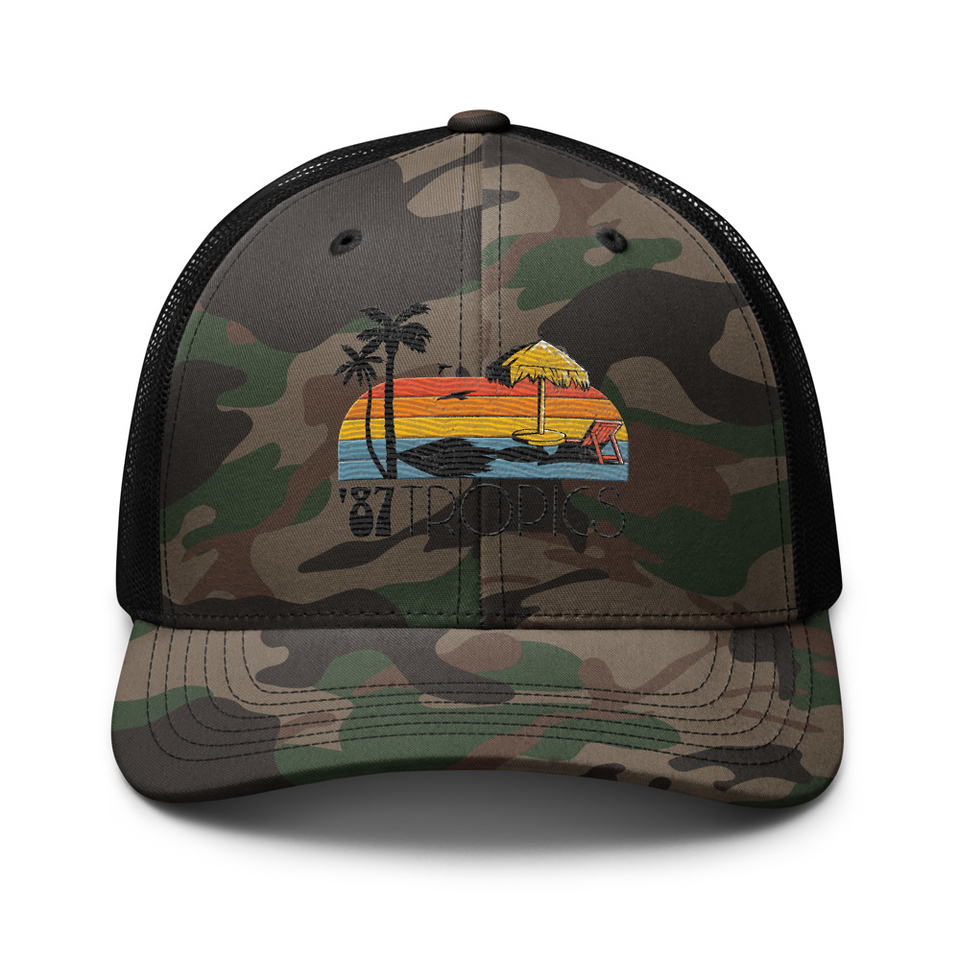 '87 Tropics Camouflage Trucker Hat
