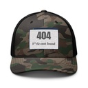 404 Camouflage Trucker Hat
