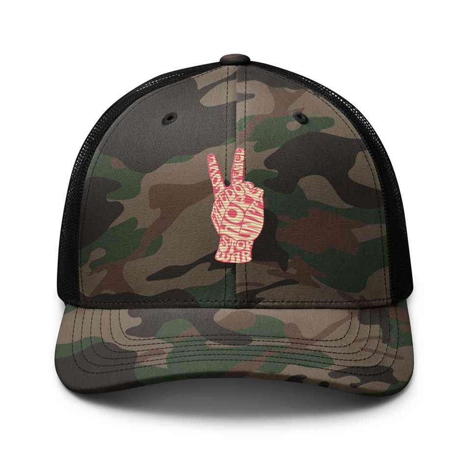 60s challenge Camouflage Trucker Hat