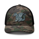 A Dragon Rises - Typographic Lettering Camouflage Trucker Hat