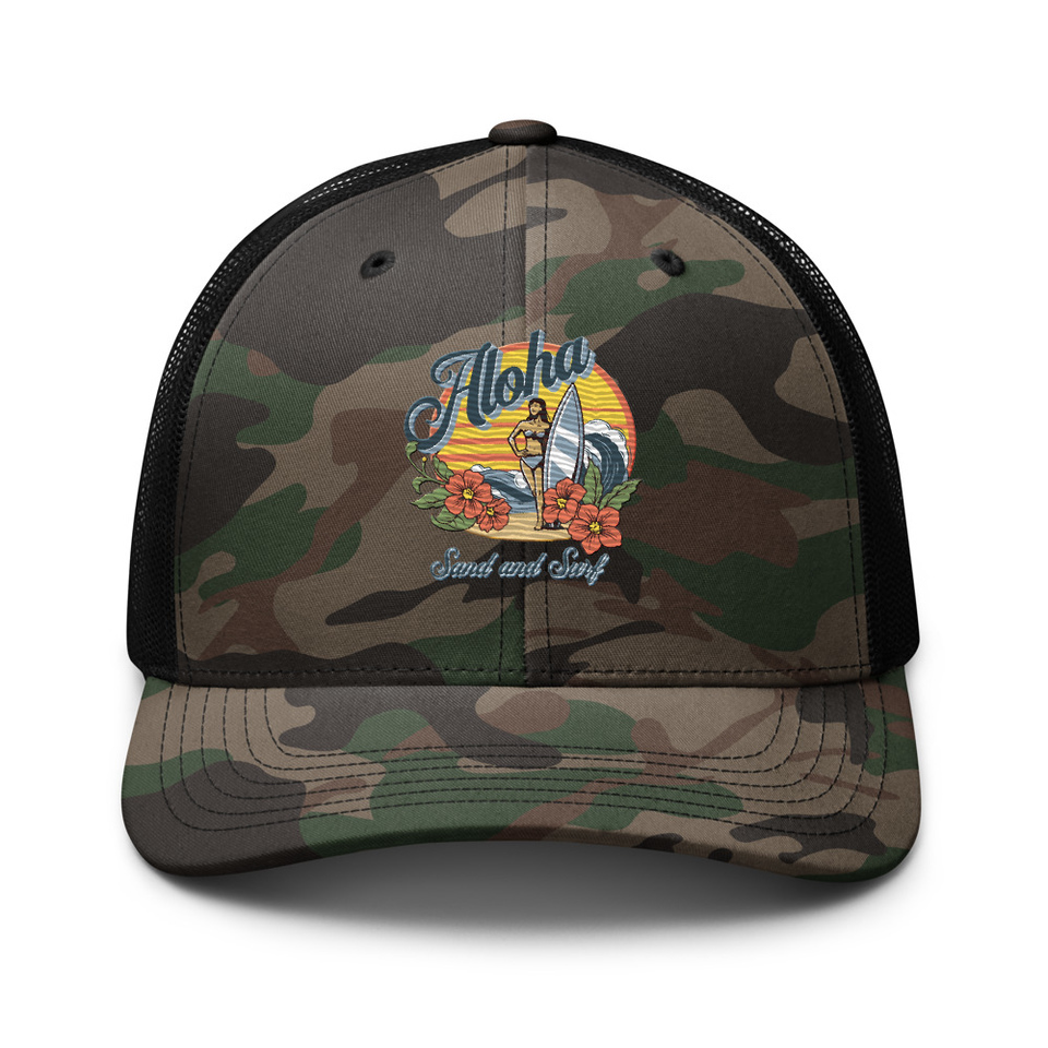 Aloha Camouflage Trucker Hat