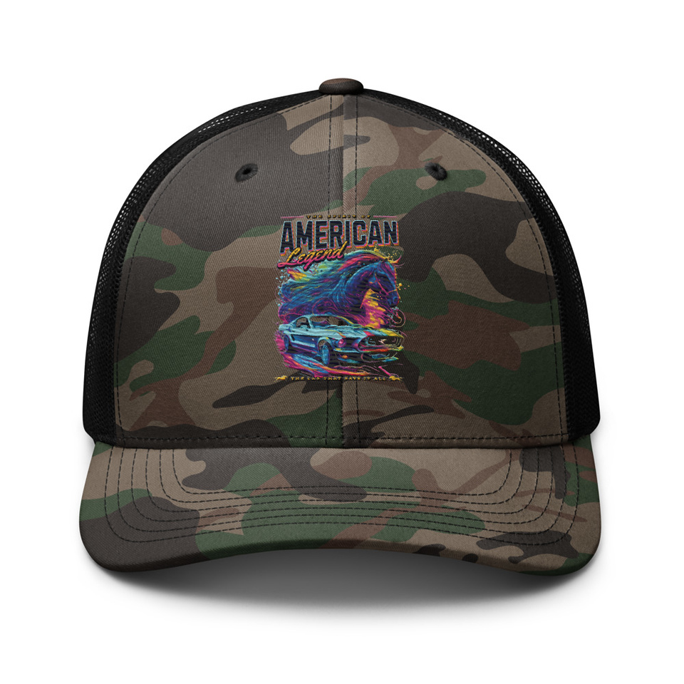 American Legend Camouflage Trucker Hat