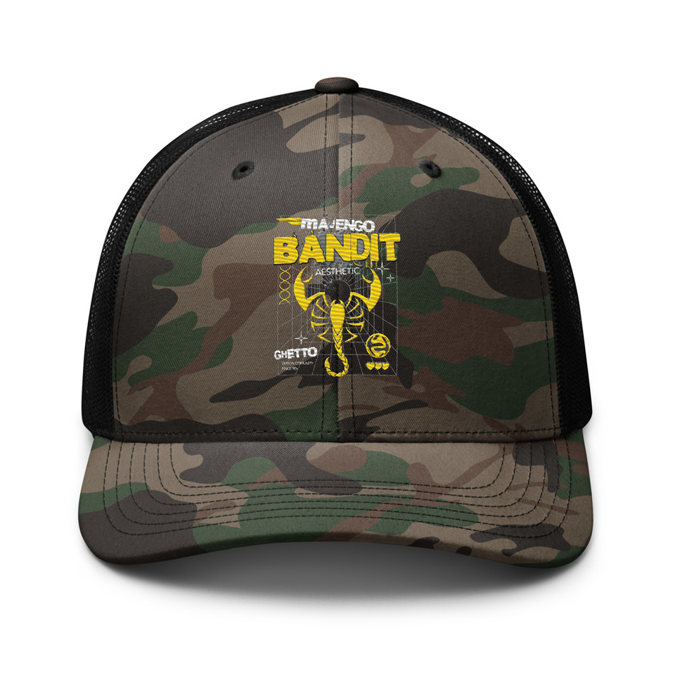 Bandit Aesthetic - Scorpion Camouflage Trucker Hat