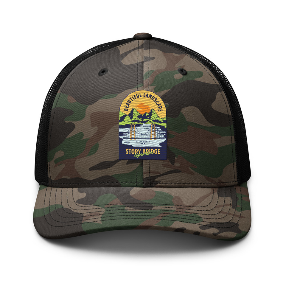 Beautiful Landscape - Outdoor Camouflage Trucker Hat