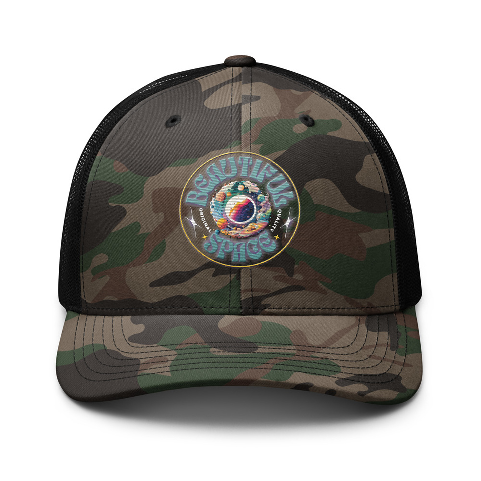 Beautiful Space Camouflage Trucker Hat